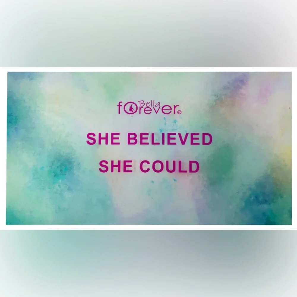 NEW SHE BELIEVED SHE COULD SO SHE DID EYE SHADOW PALETTE BELLA FOREVER